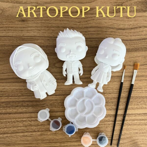 Kendi Pop Figürünü Tasarla: ARTPOP KUTU Boyama Seti (Aileye Özel)