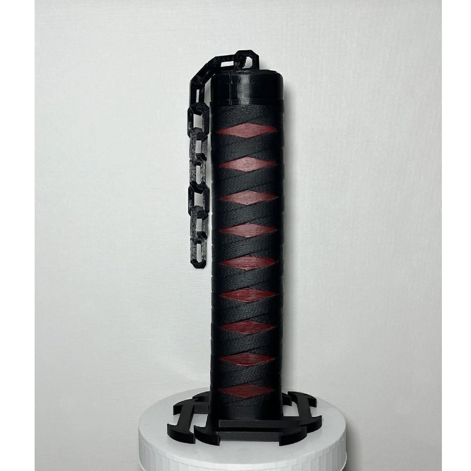 Koleksiyonluk Güç: Zincir Detaylı Tam Boy Katana/Kılıç Kopyası - Görsel 4