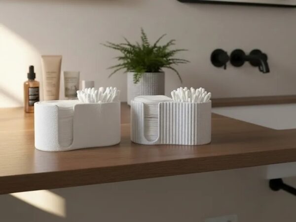 Pamuk ve Kulak Çubuğu Organizer – Banyo Pamukluk ve Kulak Çubuğu Kutusu