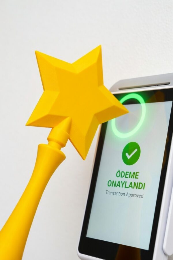 NFC Ödeme Asası Değnek Sopa Çubuk | Kart Gizlemeli Temassız Ödeme Aparatı Yıldız Sihirli Asa (Kopya) (Kopya) (Kopya)